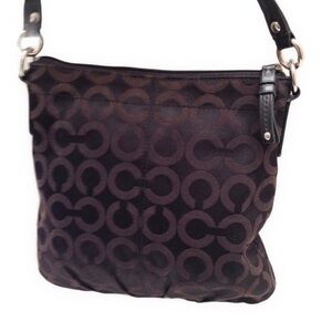 Coach mini bag jacquard c top handle bag